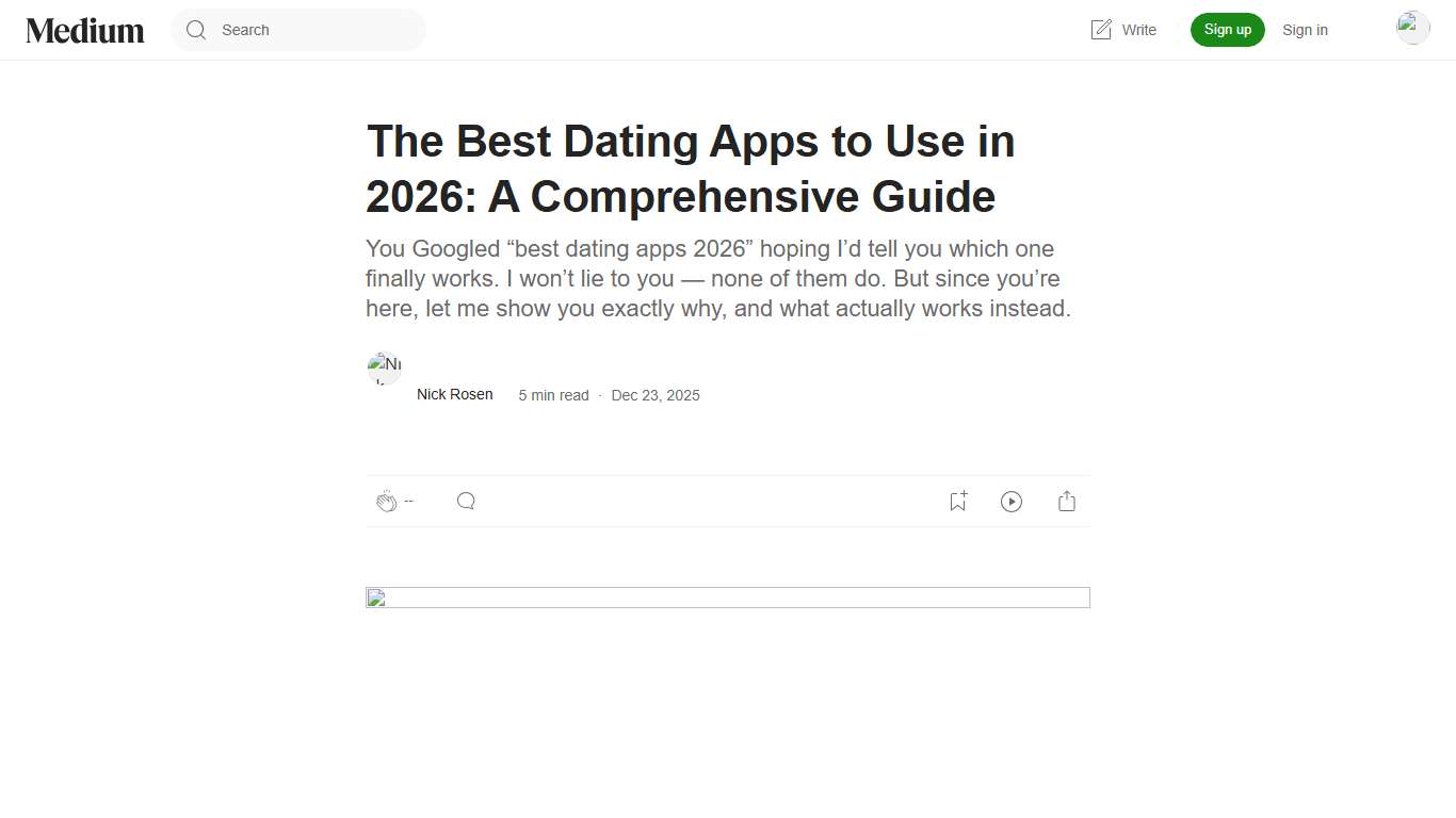The Best Dating Apps to Use in 2026: A Comprehensive Guide by Nick Rosen Dec, 2025 Medium
